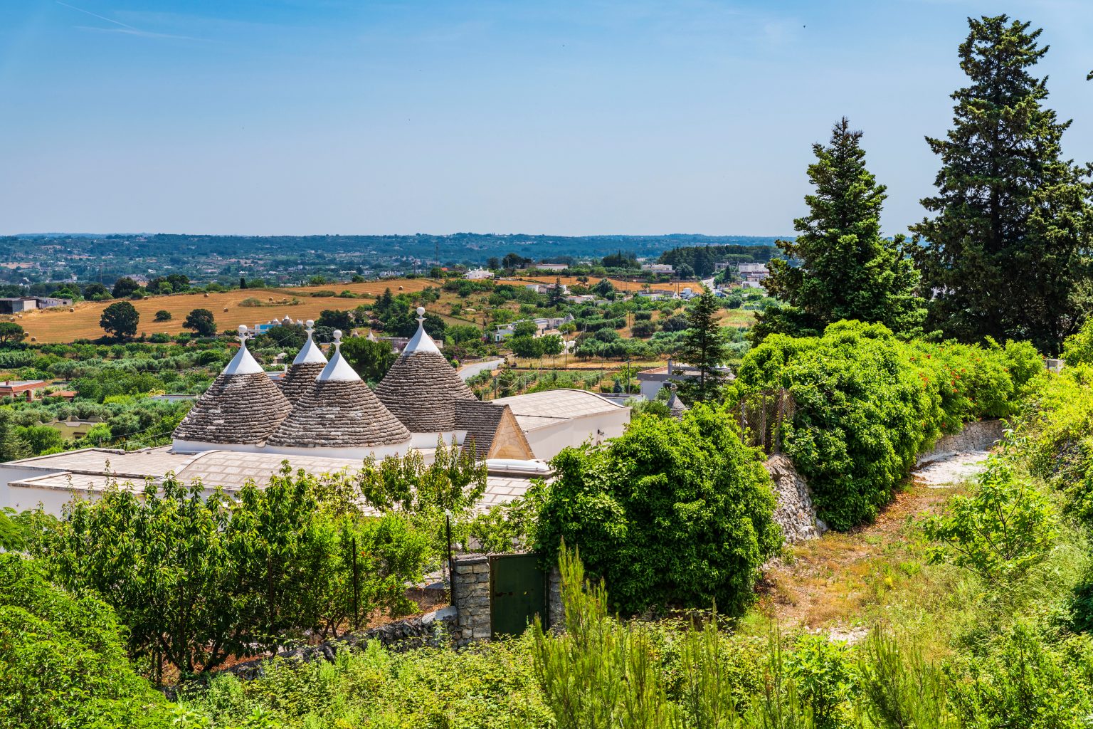 Trulli among the olive groves of the Valle d’Itria